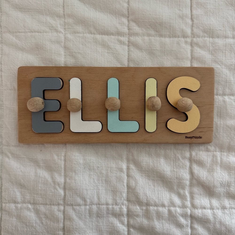 BusyPuzzle Wooden Name Puzzle